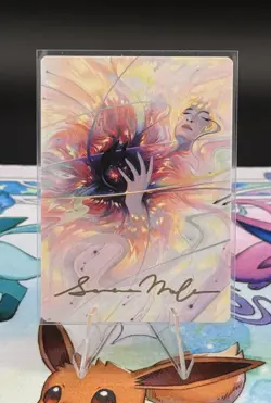 MTG Edge of Eternities Art Series Beyond The Quiet 38/54 Gold-Stamped Signature - Image 1