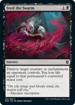 Feed the Swarm - Foil - Zendikar Rising #102/280 MTG Magic The Gathering - Image 1
