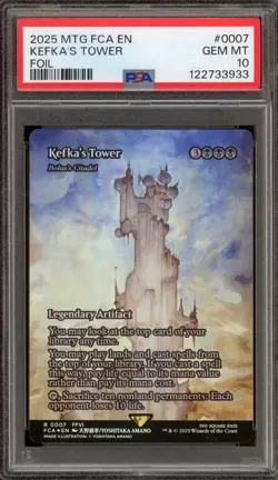 Magic MTG Kefka's Tower FCA Foil #0007 PSA 10 Gem Mint - Image 1