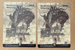 Two x 2025 Magic MTG Final Fantasy Cloudsea Djinn Nyxbloom Ancient Showcase M16 - Image 1