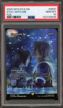 Magic MTG Stay With Me FCA Foil #0031 PSA 10 Gem Mint - Image 1