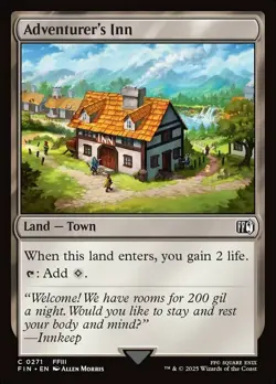 Adventurer's Inn Light Play, English Magic the Gathering MTG Final Fantasy - Image 1