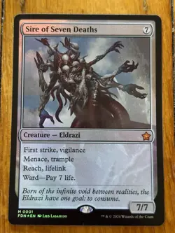 Sire of Seven Deaths - Foundations - MTG - FOIL - 0001 - Image 1