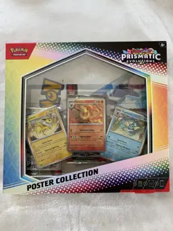 POKEMON PRISMATIC EVOLUTIONS POSTER COLLECTION BRAND NEW FACTORY SEALED TCG RARE - Image 1