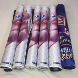 POKEMON PLAYMAT LOT OF 6-SCARLET VIOLET 151 Lot Of 5-& 1 CROWN ZENITH MAT - Image 1