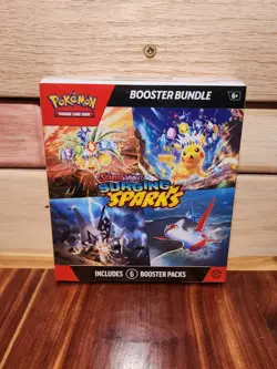 Pokemon TCG Surging Sparks SV08 Booster Bundle TCG 6 packs New Sealed - Image 1
