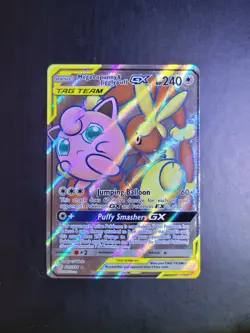 Pokemon TCG Mega Lopunny & Jigglypuff GX Full Art Secret Rare 225/236 NM/M - Image 1