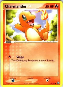 Pokemon | FireRed & LeafGreen | Charmander - 057/112 | 57/112 | Normal | NM - Image 1