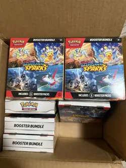 Pokemon Surging Sparks Booster Bundle Lot of 12 Sealed Packs INVESTMENT LOT - Image 1