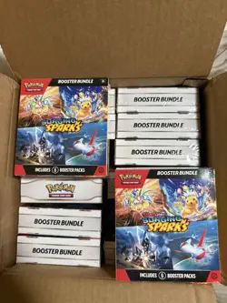 Pokemon Surging Sparks Booster Bundle Lot of 12 Sealed Packs INVESTMENT LOT - Image 2