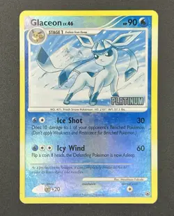 Pokemon TCG Glaceon - [Platinum] 20/100 Burger King Reverse Holo - Image 1