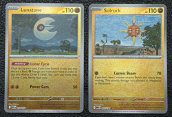 Lunatone 074/132 + Solrock 075/132 - Reverse Holo - Pokemon TCG: Mega Evolution - Image 1