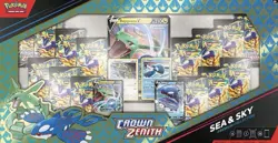 Lot Of 2 Pokemon TCG Crown Zenith Sea and Sky Premium Collection Box Sealed New! - Image 1