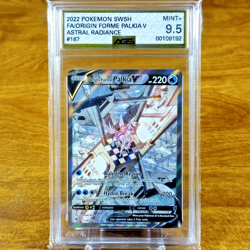 Pokemon SWSH Astral Radiance Origin Forme Palkia V 167/189 AGS Mint+ 9.5 FA 2022 - Image 1