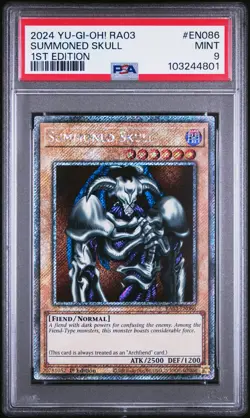 2024 YU-GI-OH! RA03-QUARTER CENTURY BONANZA 1ST ED #EN086 SUMMONED SKULL PSA 9 - Image 1
