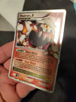 Pokemon Card Heatran LV. X DP31 Diamond & Pearl Black Star Promo Light Play - Image 2