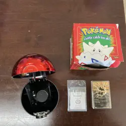 Pokemon Trading Card Vintage 1999 Burger King 23k Gold Plated Togepi RED BOX - Image 2
