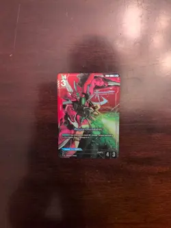 Aegis Gundam Alternate Art Foil ST04-006 LR+ NM Gundam TCG Card Game - Image 1