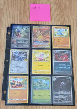 Pokemon TCG Trading Card Collection Binder Set #A - Image 1