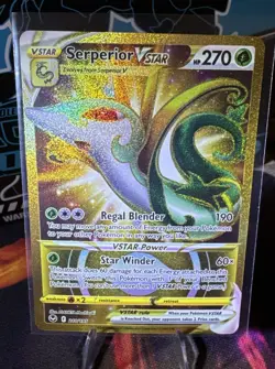 Serperior VSTAR 210/195 Holo Secret Rare Silver Tempest Pokemon Card NM 🔥🔥 - Image 1