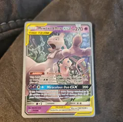 Mewtwo & Mew GX TAG TEAM Pokemon Card (World Championships 2019) - Image 3