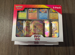 Lot of 2✅ Pokemon Scarlet & Violet 151 5-pack Mini Tins + 4 Promo Cards ✅ Costco - Image 1