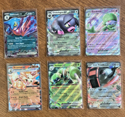 Pokemon Scarlet and Violet Six Card EX Bundle - Image 1