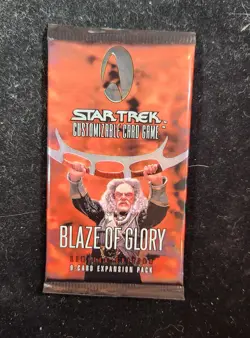 Star Trek: Blaze of Glory TCG - Customizable Card Game - Sealed Lot of 5 Packs - Image 2