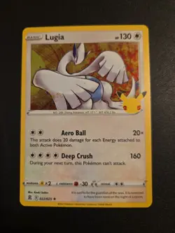 Lugia 022/025 Holo Rare Celebrations 25th Anniversary Pokemon Card NM - Image 1