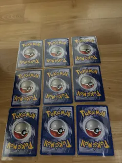 Pokemon TCG Holo wizards Lot MP / LP 9 Cards - Image 2