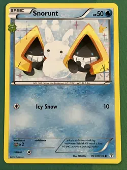 Pokemon Card - Snorunt - Radiant Collection - C (RC7/RC32) Generations 2016 *LP* - Image 1