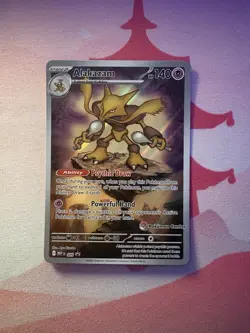 Pokemon TCG Alakazam Pokemon center stamped Promo Card - Image 1