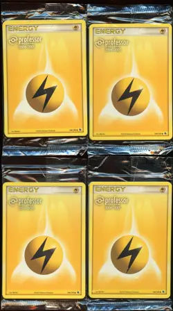 4x SEALED Packs of PROFESSOR PROGRAM Energy Pokemon Cards 2004-2005 STAMPED - Image 2