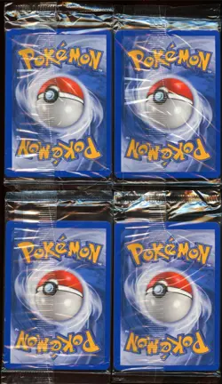 4x SEALED Packs of PROFESSOR PROGRAM Energy Pokemon Cards 2004-2005 STAMPED - Image 3