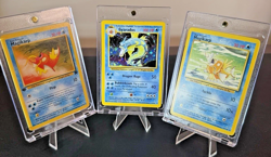 Pokemon TCG Base/Rocket 3 Card Mix Lot - Magikarp , Gyarados, & Rocket Magikarp - Image 1