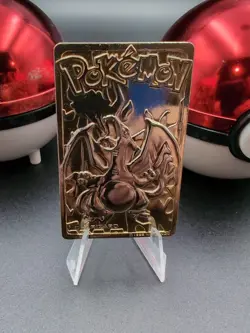 1999 Burger King Gold-Plated Pokemon Cards - Set of 3 With 2 Pokeballs Charizard - Image 3