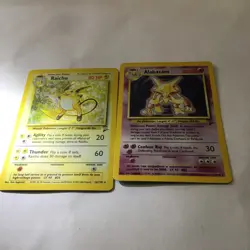 Vintage Pokemon Card Holo Rare Ken Sugimori Art Lot Base Set 2 NM 1999-2000 - Image 4