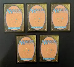 Lot of Magic: The Gathering / Lord of The Rings - (5) Boarderless Cards - Image 2