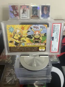 2014 POKEMON SCRAP CARDS COSTUMED PIKACHU #05 MASKED PIKACHU PSA 9 MINT TCG - Image 3
