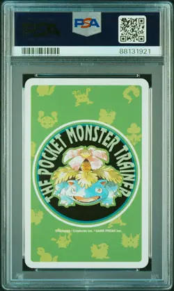 1996 POKEMON GREEN VERSION PLAYING CARDS 6 OF HEARTS #112 RHYDON PSA 10 - Image 2
