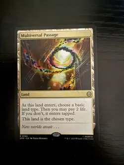 MTG - Multiversal Passage - Rare Regular #180 - Spider-Man NM - Image 1