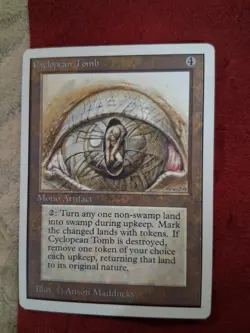 Magic The Gathering Unlimited Lot Of 2 Cyclopean Tomb, Black Vise - Image 2