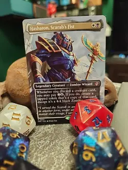 MTG Hashaton, Scarab's Fist - Regular - Aetherdrift Commander #0001 - Image 1