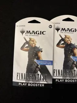 3x Magic the Gathering Final Fantasy Play Booster Pack Sleeved Lot Of 3 New - Image 2