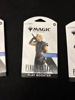 3x Magic the Gathering Final Fantasy Play Booster Pack Sleeved Lot Of 3 New - Image 3