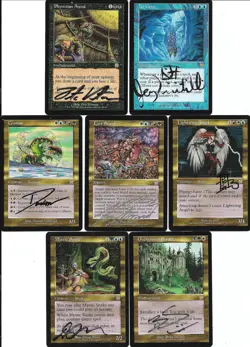 NEAR-COMPLETE MTG M:tG APOCALYPSE Set - 37 RARES - with 54 SIGNED by 21 ARTISTS! - Image 1