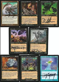 Nearly-Complete MTG M:tG INVASION Set - 106 RARES! - 141 SIGNED by 36 Artists! - Image 1