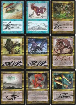 Nearly-Complete MTG M:tG INVASION Set - 106 RARES! - 141 SIGNED by 36 Artists! - Image 2