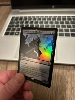 MTG - Scourge Of The Skyclaves - FOIL Zendikar Rising - Mythic Black Card Magic - Image 3
