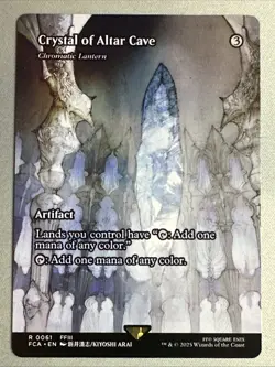 MTG / Crystal of Altar Cave / FCA / #61 / Regular (Showcase) / Rare / NM - Image 1